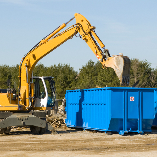 are there any restrictions on where a residential dumpster can be placed in Chumuckla Florida